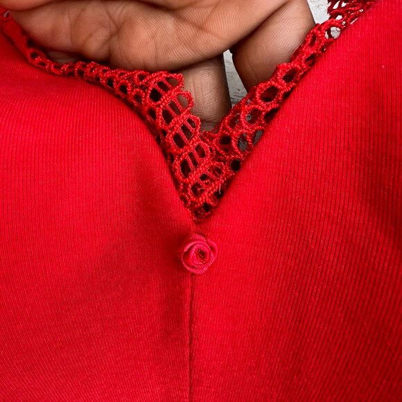 Cacique Bra‎ 42DD Red Lightly Lined No-wire - Picture 2 of 11